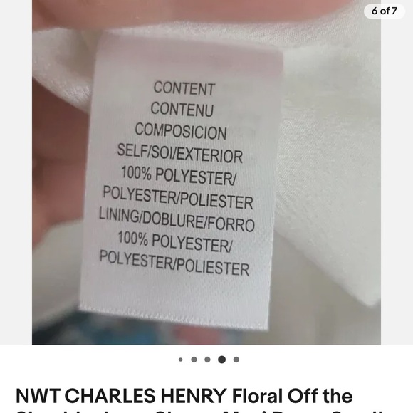 Charles Henry Floral Off The Shoulder Maxi Dress - Picture 5 of 16